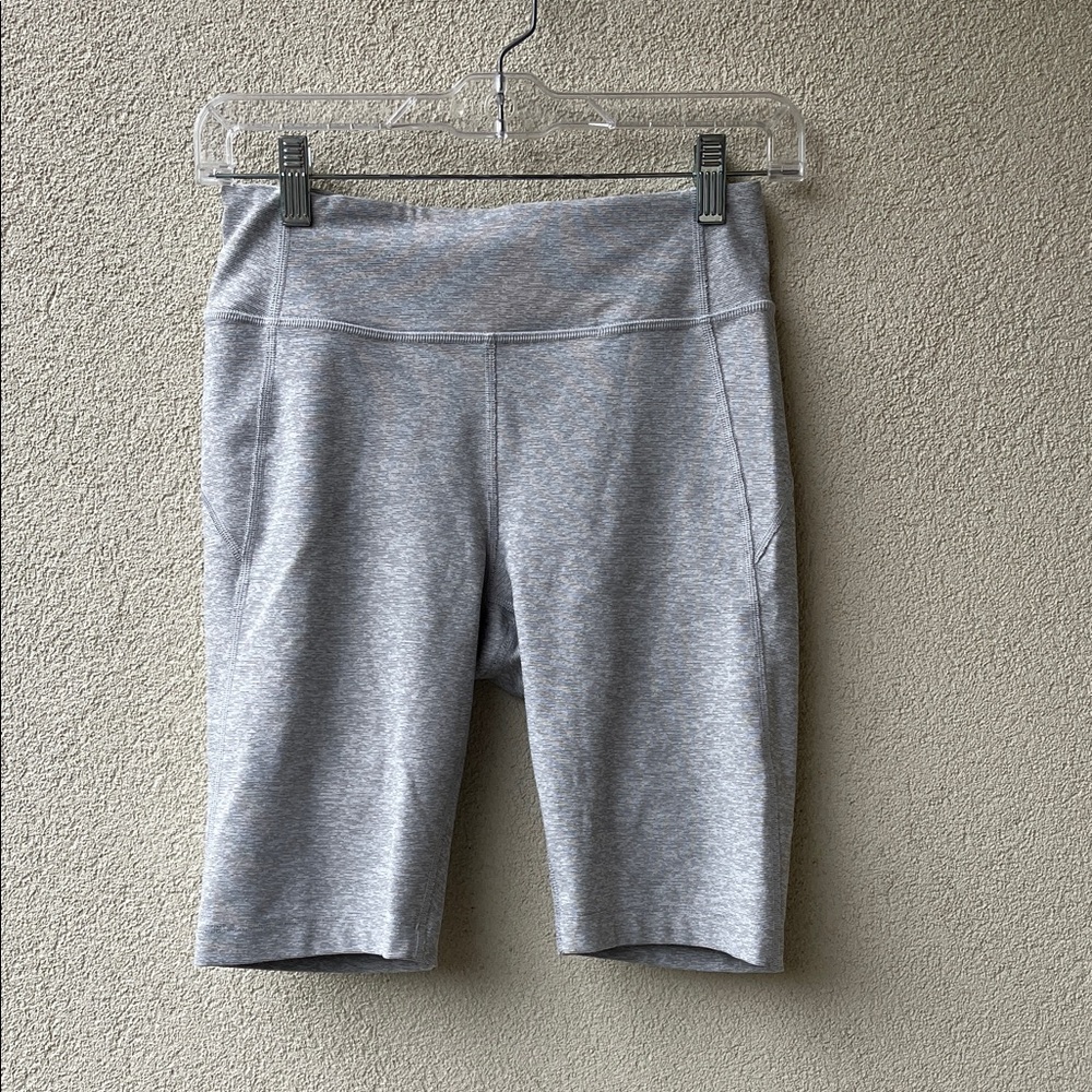 OV Outdoor Voices Warmup Bike Shorts - Dove Grey